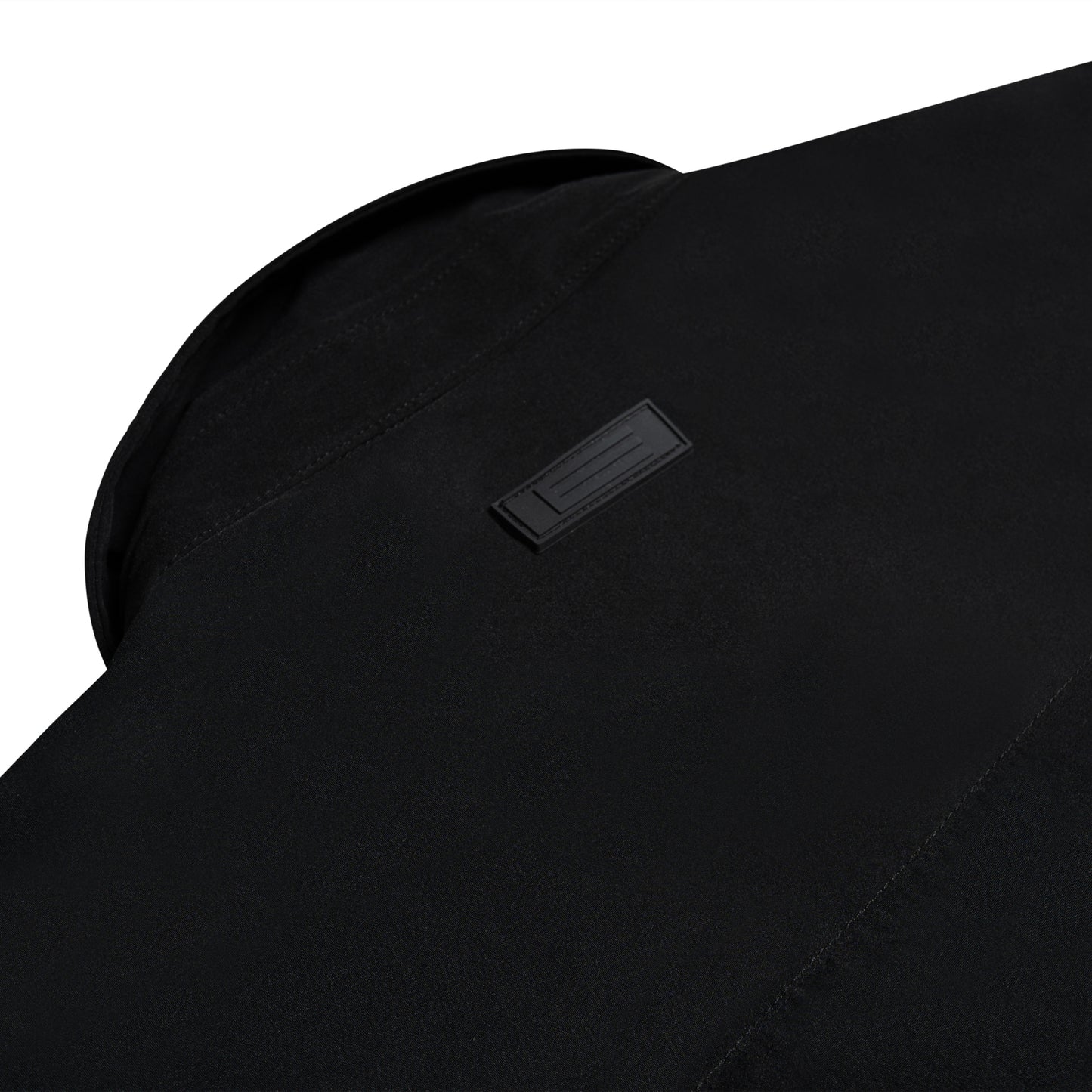 BLACK QUILTED NYLON JACKET