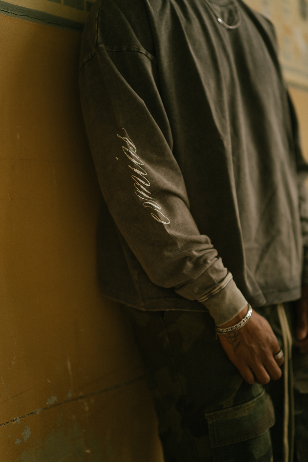 WASHED GREEN LONGSLEEVE