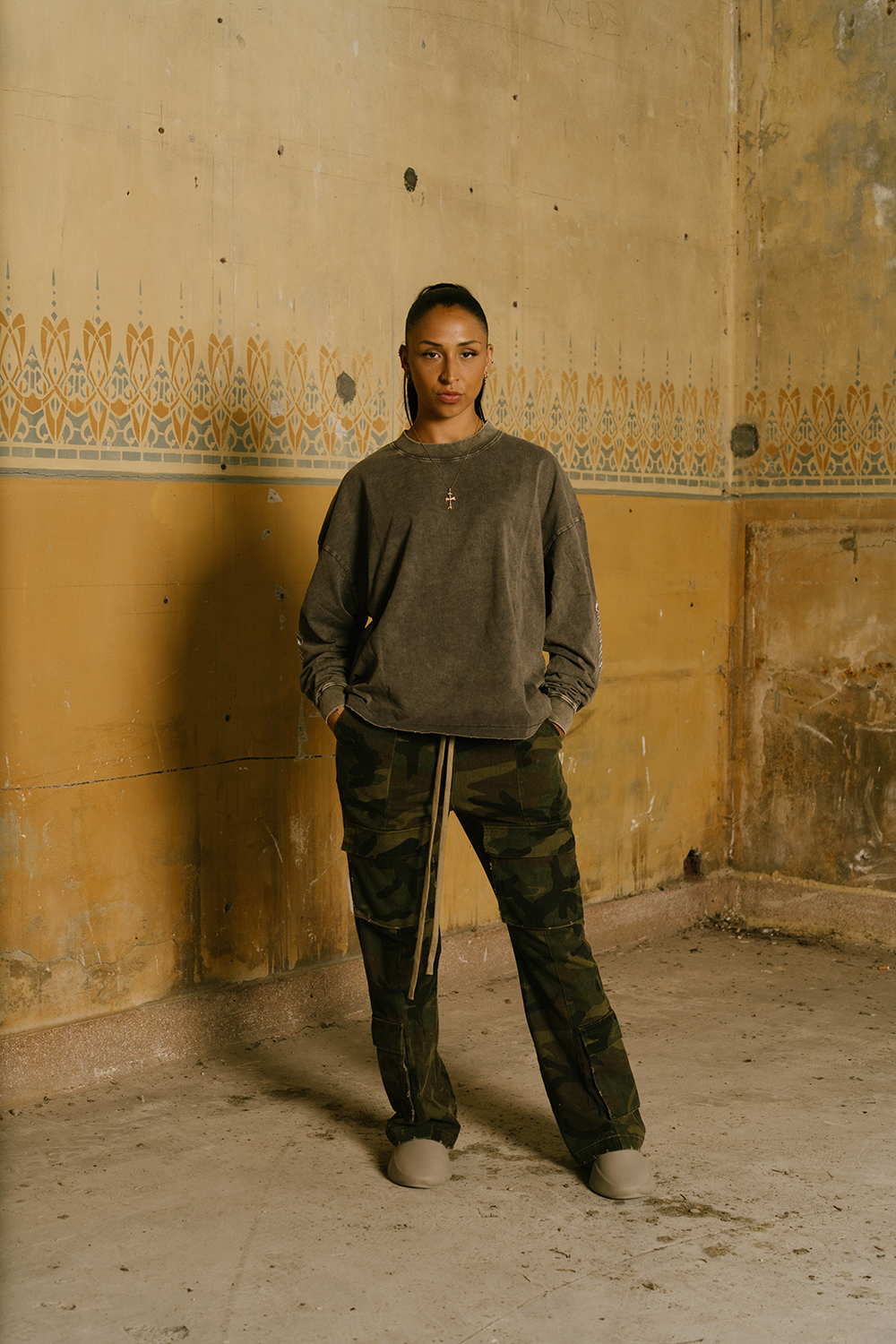 WASHED GREEN LONGSLEEVE