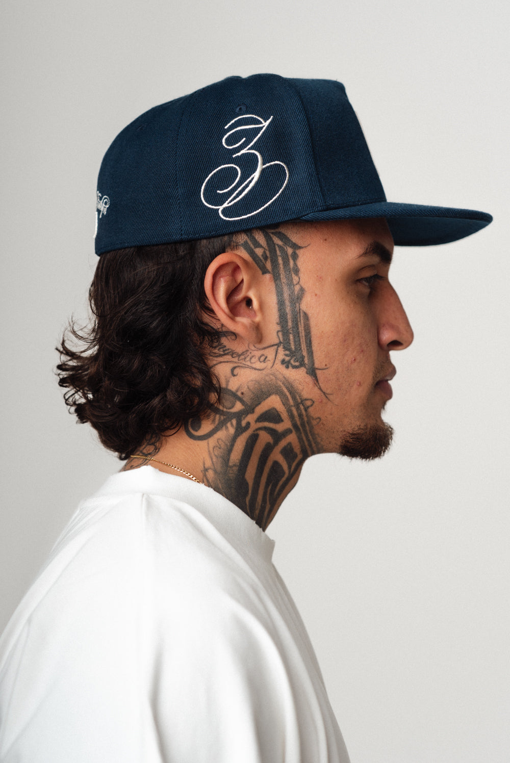 NAVY ''FOREVER FAITHFUL'' FITTED CAP