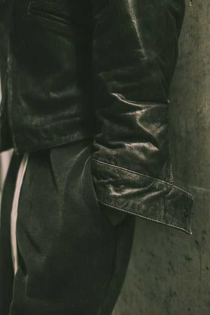 VINTAGE LEATHER WORK JACKET