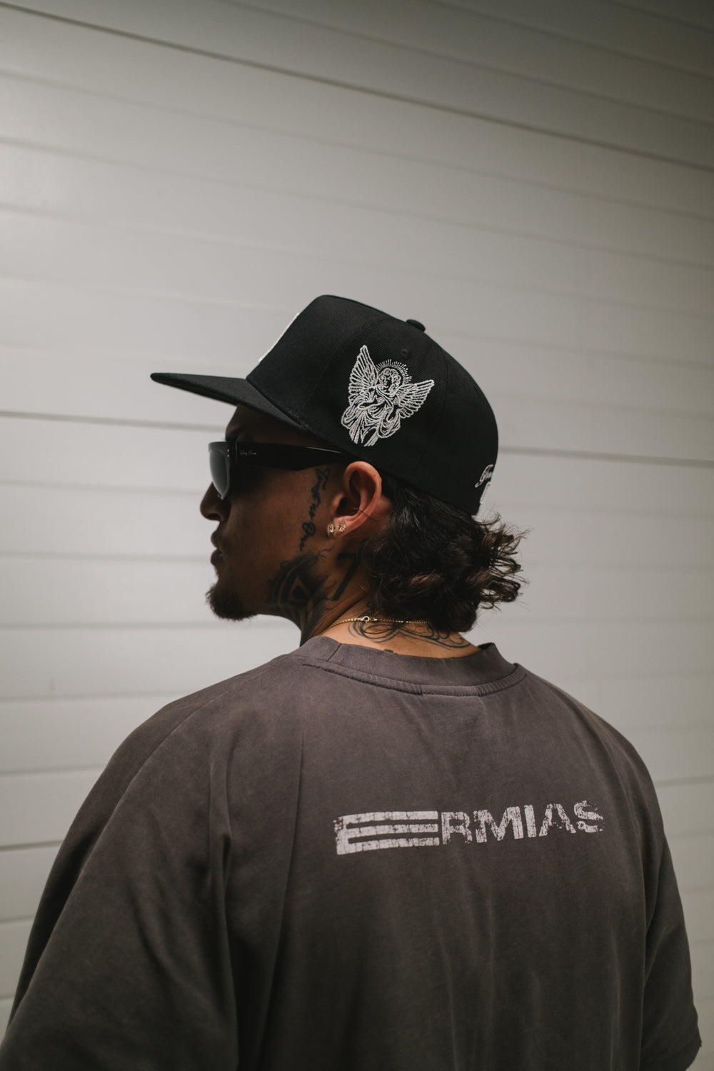 BLACK ''FOREVER FAITHFUL'' FITTED CAP