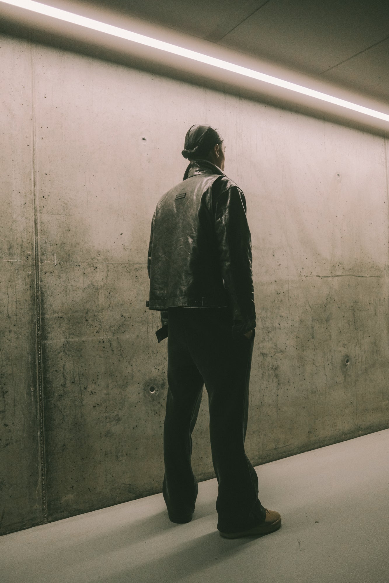 VINTAGE LEATHER WORK JACKET