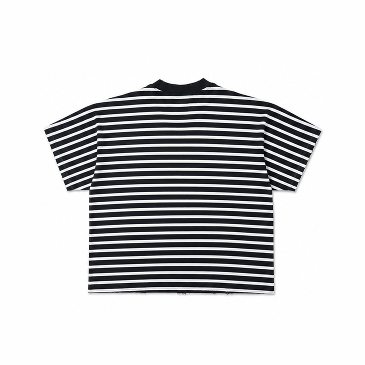 BLACK STRIPED T-SHIRT